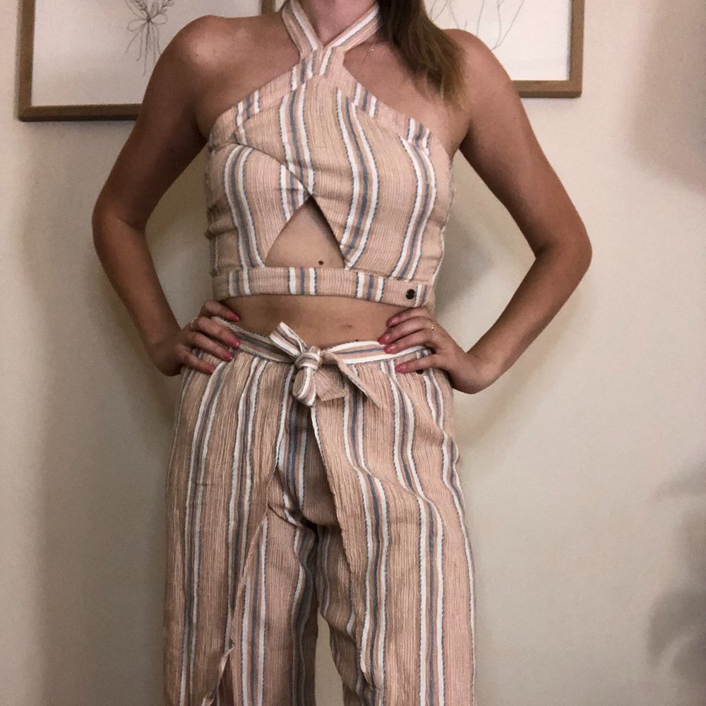 Medium Roxy Striped Two Piece Set - image 5